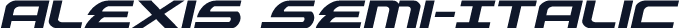 Alexis Semi-Italic
