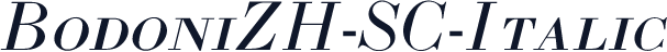 BodoniZH-SC-Italic