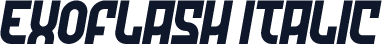 Exoflash Italic