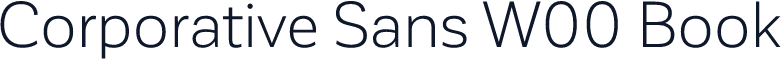 Corporative Sans W00 Book