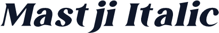 Mastji Italic