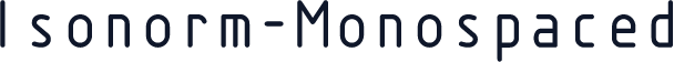 Isonorm-Monospaced