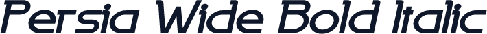 Persia Wide Bold Italic