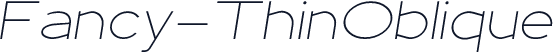 Fancy-ThinOblique