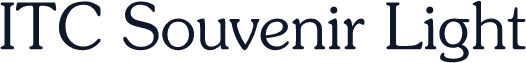 ITC Souvenir Light