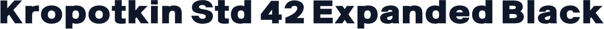 ☞Kropotkin Std 42 Expanded Black
