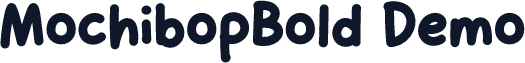 MochibopBold Demo