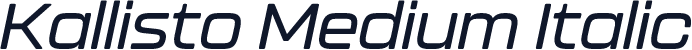 Kallisto Medium Italic