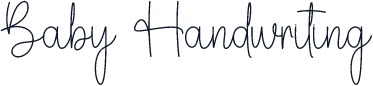 Baby Handwriting