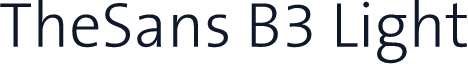 TheSans B3 Light