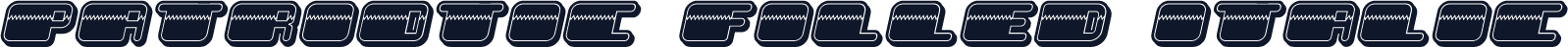 Patriotic Filled Italic