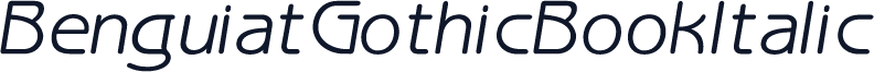 BenguiatGothicBookItalic