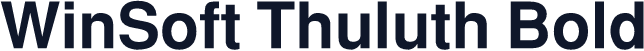 WinSoft Thuluth Bold