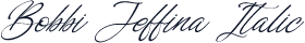 Bobbi Jeffina Italic