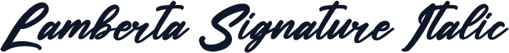 Lamberta Signature Italic