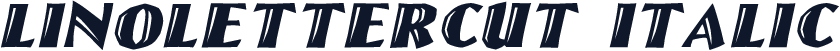 LinoLetterCut Italic