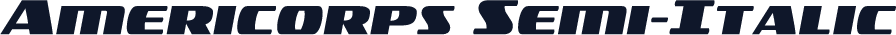 Americorps Semi-Italic