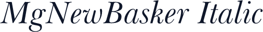 MgNewBasker Italic