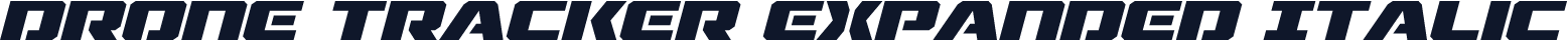 Drone Tracker Expanded Italic