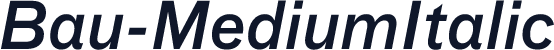 Bau-MediumItalic
