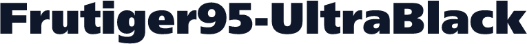 Frutiger95-UltraBlack