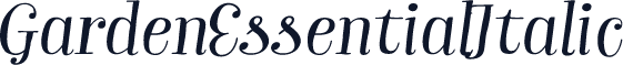 GardenEssentialItalic