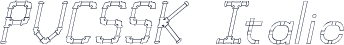 PVCSSK Italic