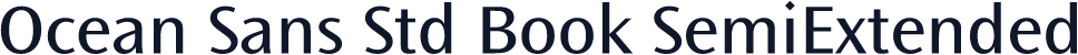 Ocean Sans Std Book SemiExtended