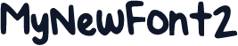 MyNewFont2