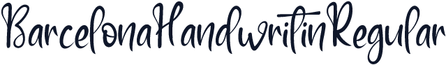 BarcelonaHandwritinRegular