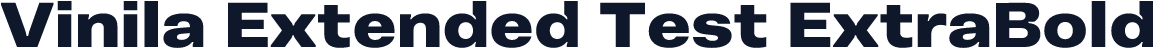 Vinila Extended Test ExtraBold