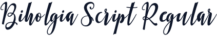 Biholgia Script Regular