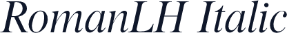 RomanLH Italic