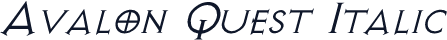Avalon Quest Italic