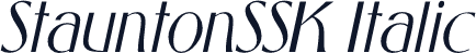 StauntonSSK Italic
