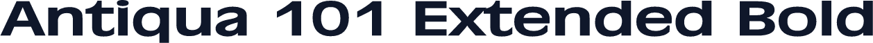 Antiqua 101 Extended Bold