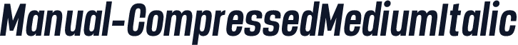 Manual-CompressedMediumItalic