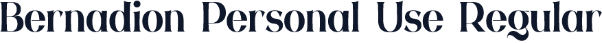 Bernadion Personal Use Regular