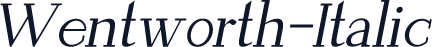 Wentworth-Italic