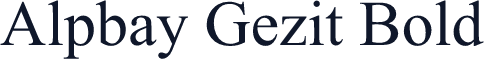 Alpbay Gezit Bold