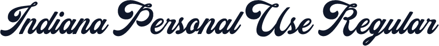 Indiana Personal Use Regular