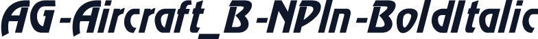 AG-Aircraft_B-NPln-BoldItalic