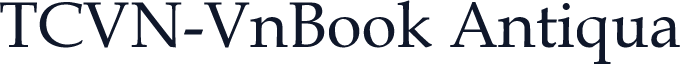 TCVN-VnBook Antiqua