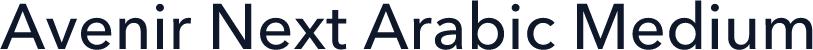 Avenir Next Arabic Medium