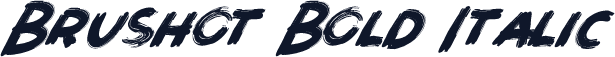 Brushot Bold Italic