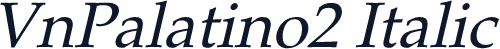 VnPalatino2 Italic
