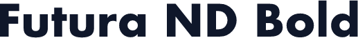 Futura ND Bold