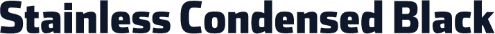 Stainless Condensed Black