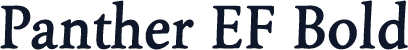 Panther EF Bold