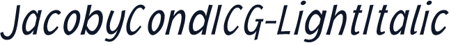 JacobyCondICG-LightItalic
